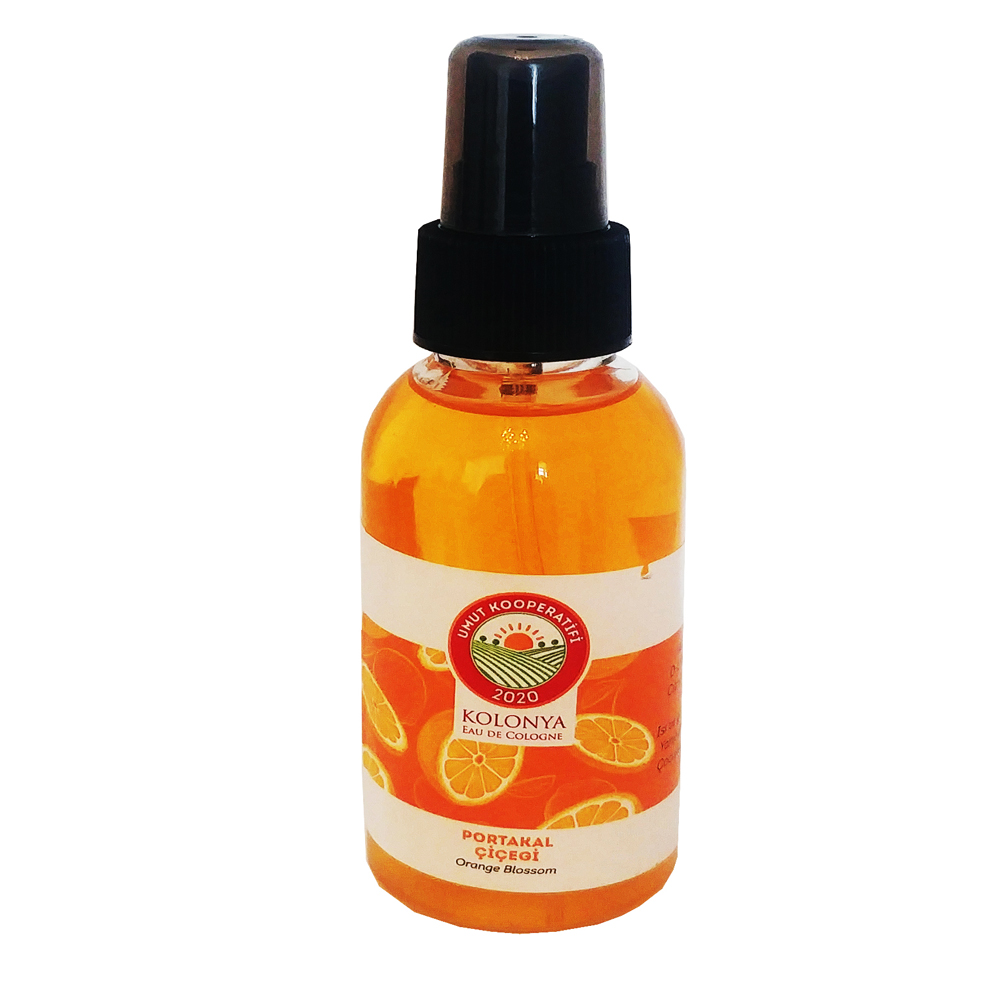 80° Portakal Çiçeği Kolonyası 100 ml Spreyli – Braille Etiketli