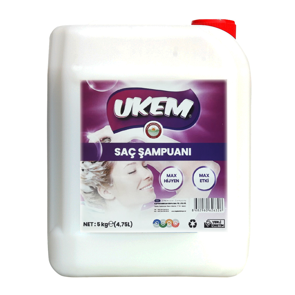 UKEM 5 Kg Profesyonel Saç Şampuanı – Yoğun Bakım & Ferahlık