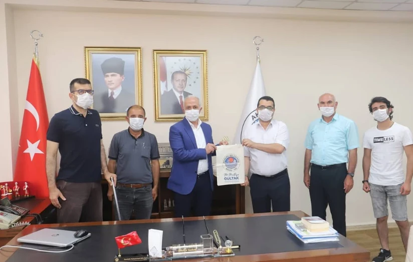 Akdeniz Belediyesi’nde gerçekleştirilen görüşme