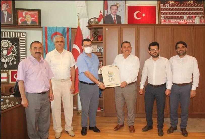 Gülnar Belediyesi’nde gerçekleştirilen görüşme