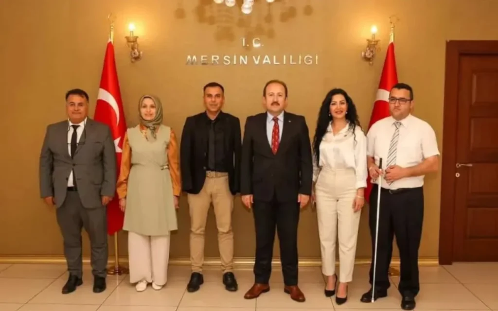 Umut Kooperatifi yönetiminin Mersin Valiliği ziyareti