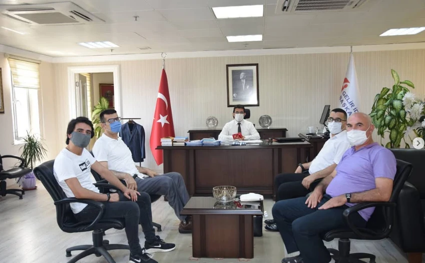 Mersin Vergi Dairesi Başkanlığı’nda gerçekleştirilen görüşme