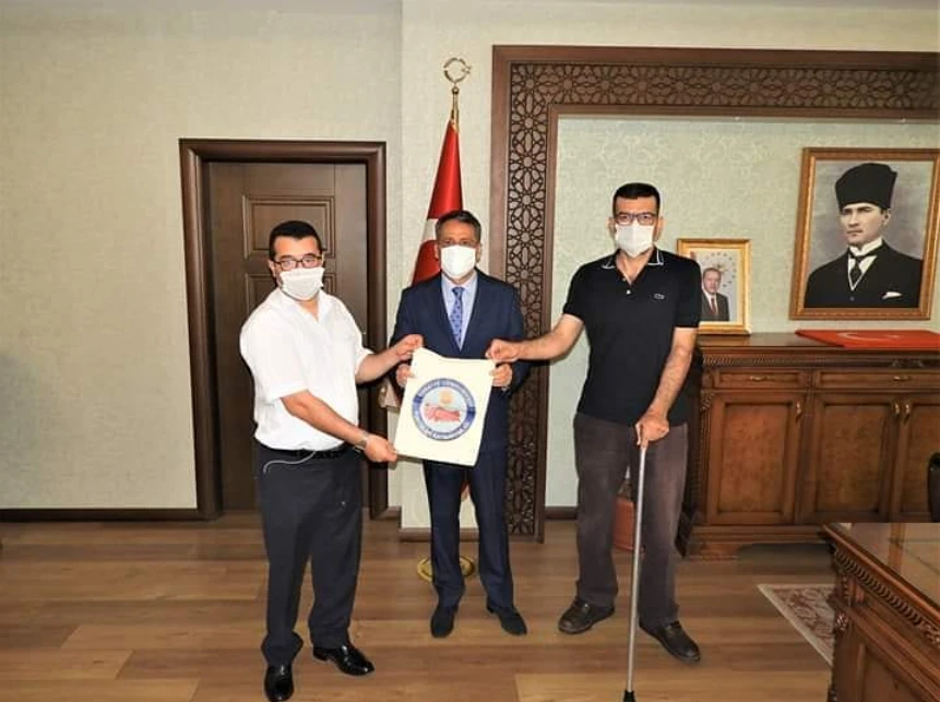 Toroslar Kaymakamlığı’nda gerçekleştirilen görüşme