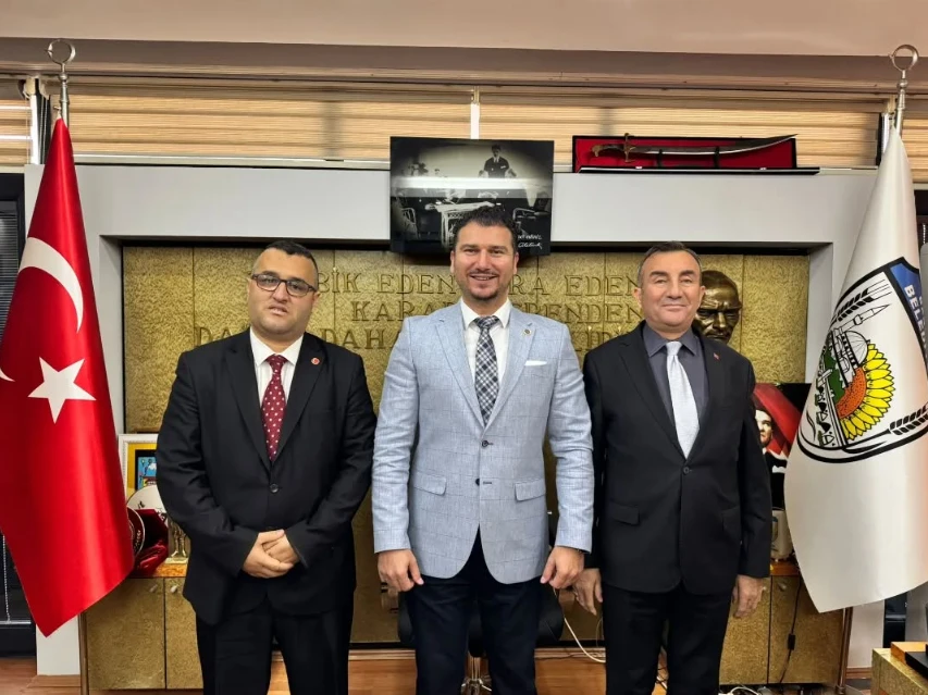 Umut Kooperatifi yönetiminin Babaeski Belediyesi ziyareti